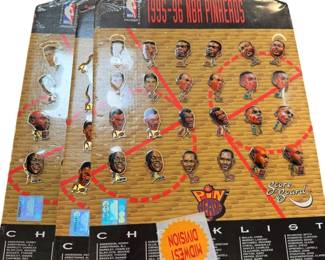 New 1995-96 NBA Pinheads