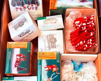 Department 56 Holiday Christmas Village Accessories