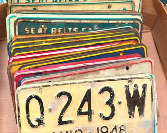 Vintage License Plates