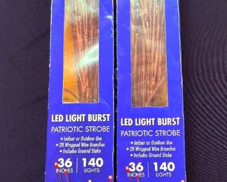 LED Light Burst Trees