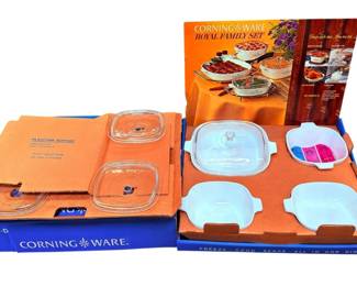 Corning Ware Set P-100 Royal Family Set