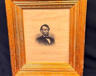 Abraham Lincoln Engraving