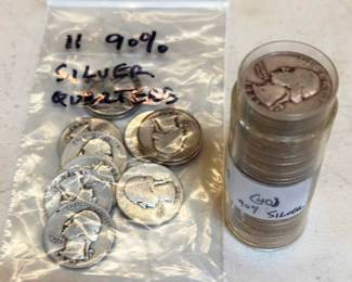 (51) Silver Washington Quarters