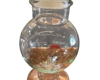 Vintage Apothecary Lidded Jar