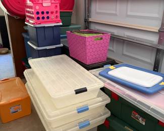 Lots of storage containers