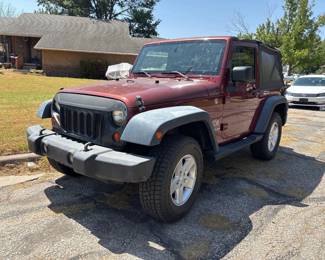 2009 Jeep Wrangler Multipurpose Vehicle (MPV), VIN # 1J4FA24179L759773