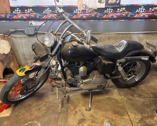 1975 Harley Davidson Motorcycle