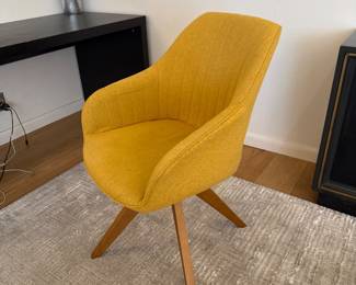 Yellow Swivel Chair