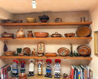 Collection of vintage Mexican pottery