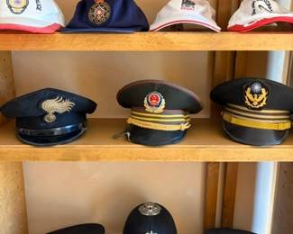 Vintage police hats