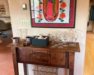 Small rustic sideboard