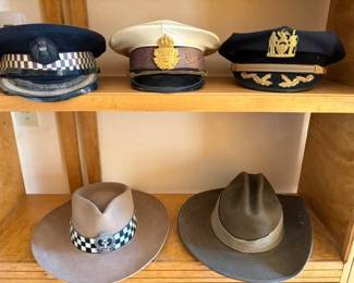 More vintage police hats