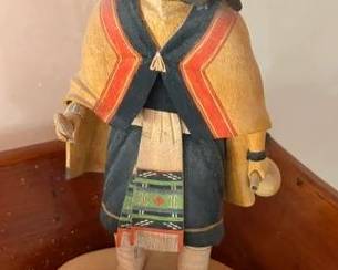 Glenn Fred (Hopi) Grandmother kachina, 2005, 12 1/2"