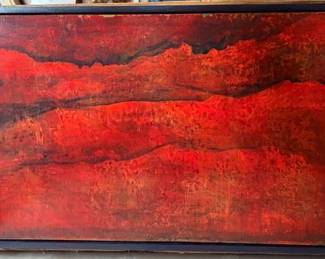 Dennis Esquivel (Chippewa) 'Red Landscape'