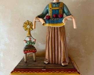 David Nabor Lucero 'St Dorothy', 2006, with custom made shelf