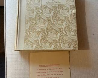 E.A.Poe 0The Book of Kells' 356/750 1912 edition with laid in plates, signed by Edmund Dulac