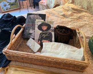 Wicker Handled Tray