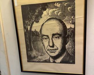 Adlai Stevenson II Print,  Artist: Jakob Steinhardt