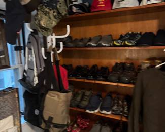 Men’s Footwear Collection Featuring Athletic Sneakers, Dress Shoes, Hiking Boots, Casual Shoes, Sandals, Baseball Caps, Backpacks & Messenger Bags