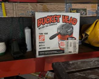  Bucket Head 5 Gal. 1.75 Peak HP Wet/Dry Vac Powerhead