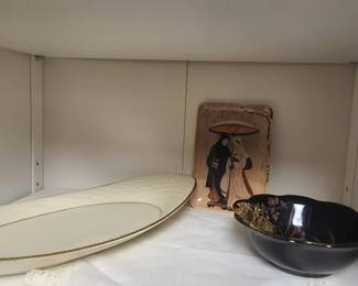 Asian serving pieces