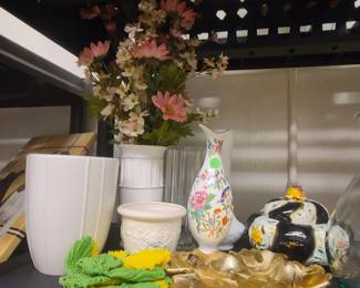 Vases, display items