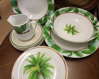 Dish Set and matching glasses