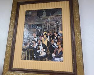 Guy Buffet original #1, custom frame