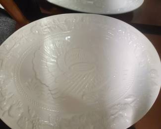 Turkey serving platter