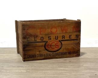 Crown Cork and Seal Shipping Crate
