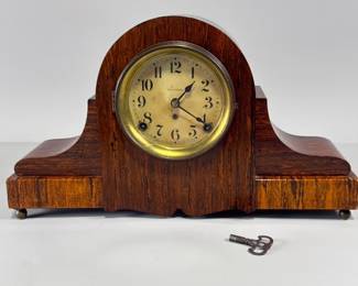 Seth Thomas Adamantine Tambour Mantle Clock