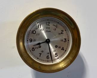 Boston Chelsea Brass Nautical Ships Bell Clock