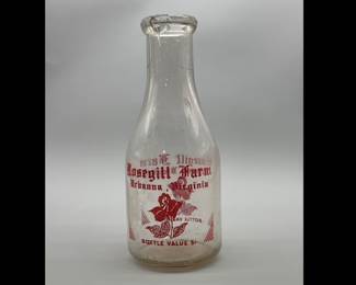 Rosegill Farm Urbanna, VA Milk Bottle