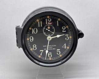 Seth Thomas Navy Deck Clock