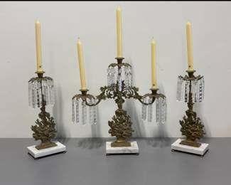 Girandole Candelabra Garniture Set