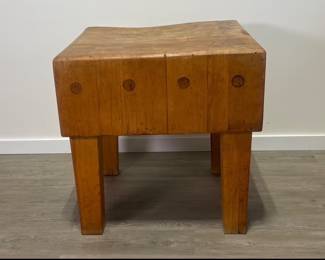 Butcher Block Table