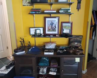 Golf Memorabilia, Golf Books, Signed Arnold Palmer Scorecard, Entertainment Center, Golfing Hats, Bose Acoustimass 6 Series III Home Entertainment Speaker System