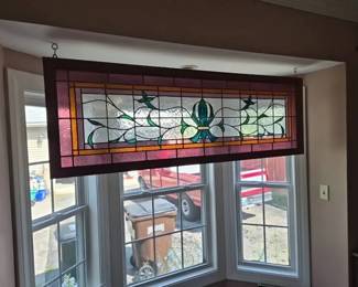Beautiful framed stain glass