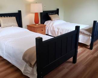 two twin beds