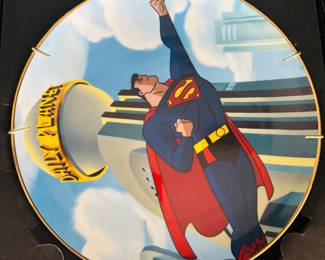 It's a bird.  It's a plane.  Oh, it's a plate.