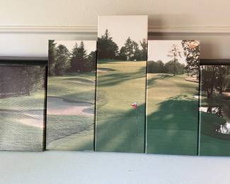 Five part golf course picture