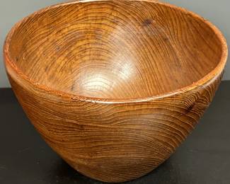 Mid Century Teak Wood Bowl
