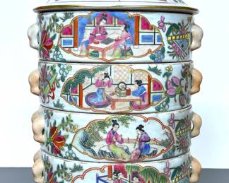 CHINESE PORCELAIN STAKING BOWLS   