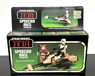 VINTAGE KENNER STAR WARS RETURN OF THE JEDI SPEEDER BIKE
