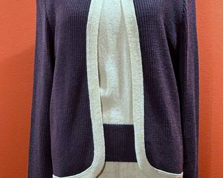 VINTAGE OSCAR de la RENTA TWO PIECE NIT TOP