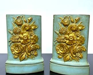 MID CENTURY BOOKENDS BY BORGHESE