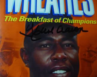 Hank Aaron signature