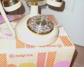 vintage design line telephone original box