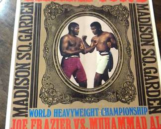 boxing Frazier vs Ali program