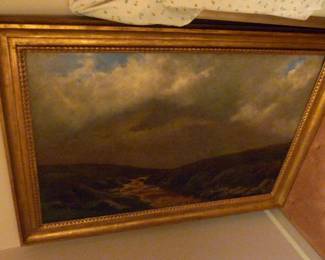 Circa 1900 Scotland oil James Millar 32" x 48"